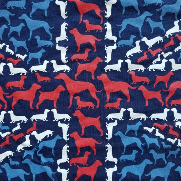 2019 nwot Mosaic Mini Boden 8-9 years boys UK flag & dogs - Picture 5 of 5